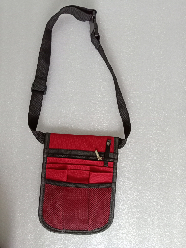 Ápolónői eszköztáska – Oxford vászon, Doctor Pack stílus, függőleges négyszögletes forma, felső nyitás, belső rekeszek