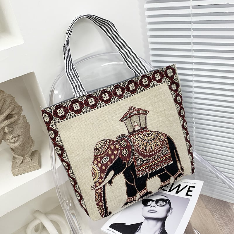 Utcai stílusú textil Tote táska cipzáras záródással, vízszintes négyzet alakú forma, belső cipzáros zseb, poliészter bélés