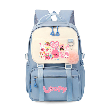 Unisex σχολική τσάντα — μεγάλη χωρητικότητα, ελαφριά κατασκευή, στυλ αστικής απλότητας, ύφασμα νάιλον, κατάλληλη για ταξίδια αναψυχής