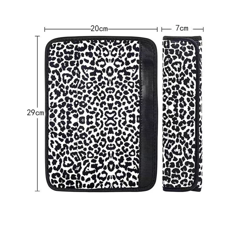 Protecție din neopren pentru centura de siguranță auto cu pernă de umăr rectangular anti-derapant, AO-001, personalizare logo disponibil