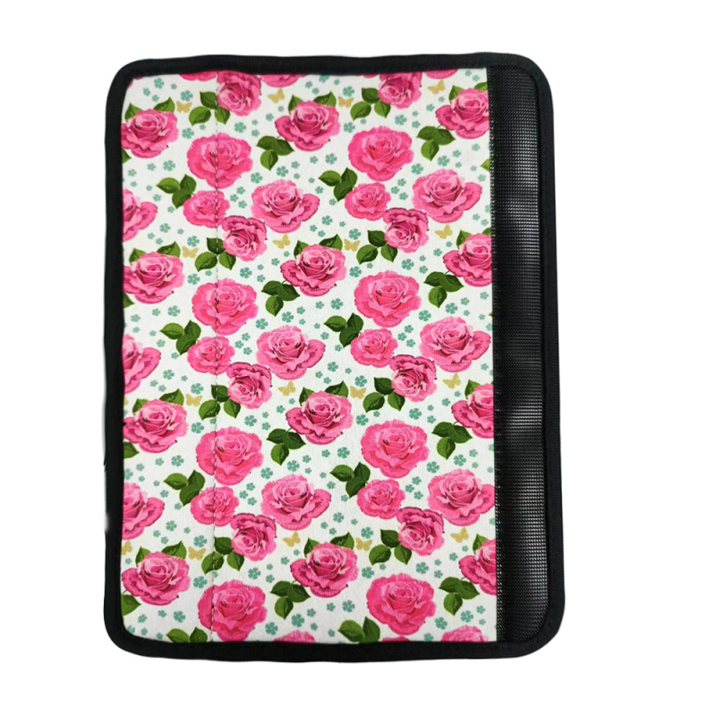 Protecție din neopren pentru centura de siguranță auto cu pernă de umăr rectangular anti-derapant, AO-001, personalizare logo disponibil