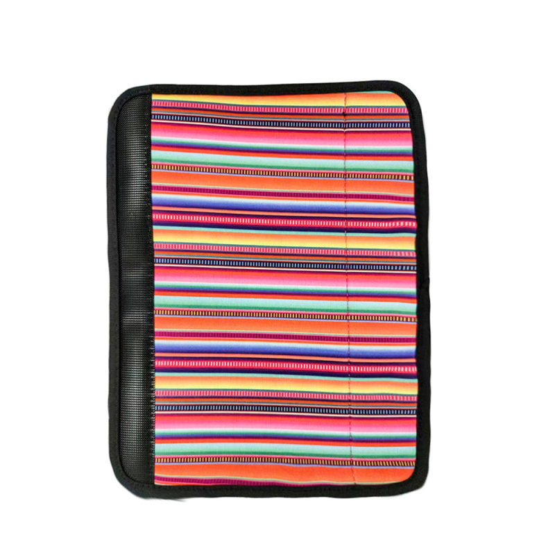 Protecție din neopren pentru centura de siguranță auto cu pernă de umăr rectangular anti-derapant, AO-001, personalizare logo disponibil