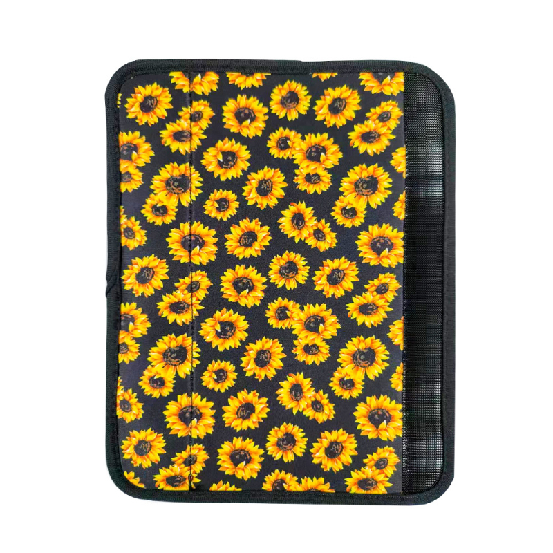 Protecție din neopren pentru centura de siguranță auto cu pernă de umăr rectangular anti-derapant, AO-001, personalizare logo disponibil