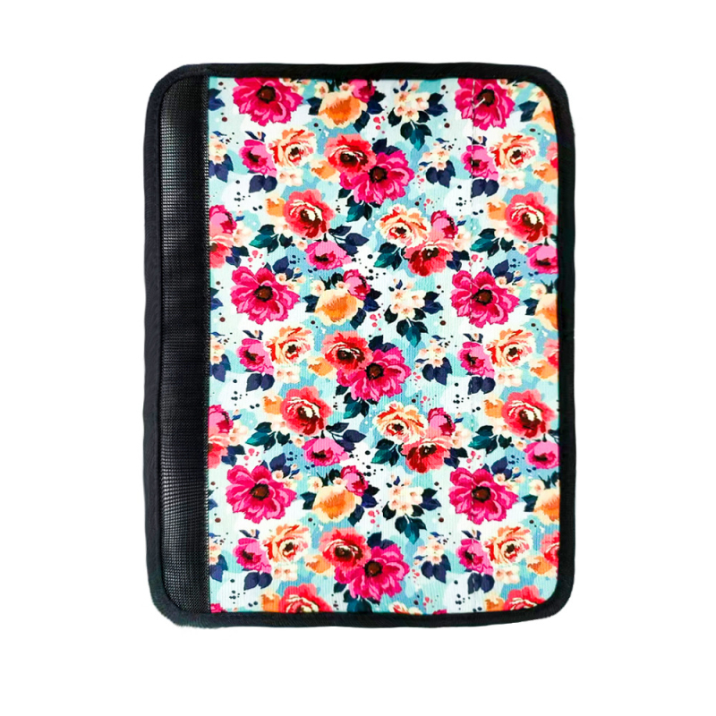 Protecție din neopren pentru centura de siguranță auto cu pernă de umăr rectangular anti-derapant, AO-001, personalizare logo disponibil