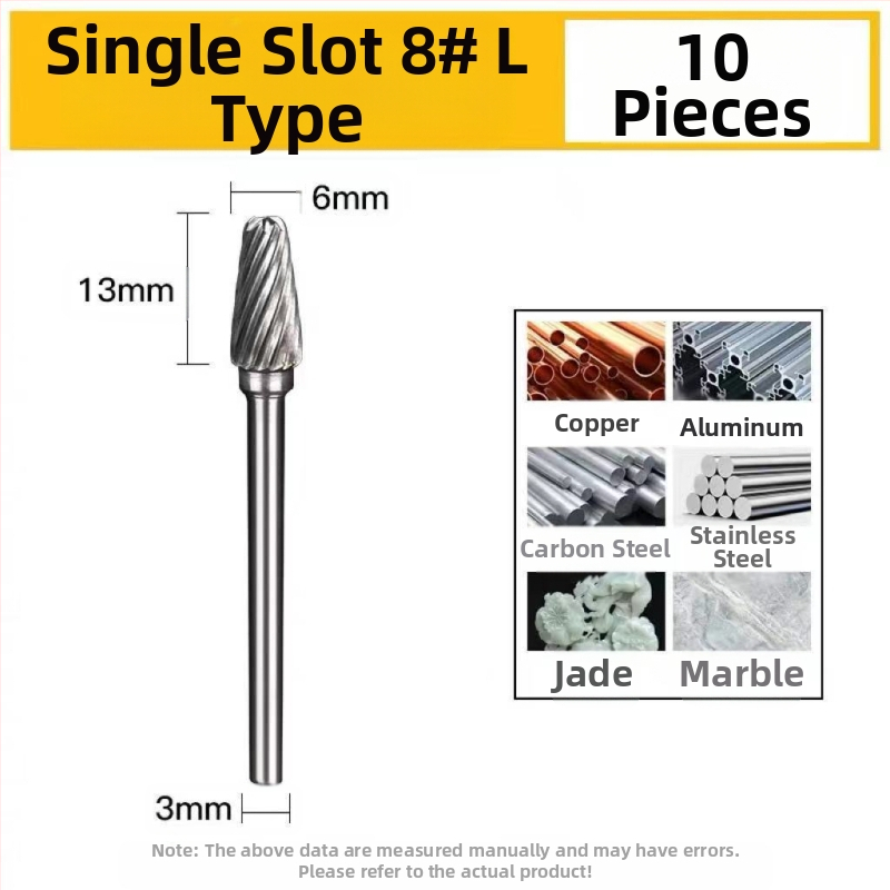 Σετ περιστροφικών καρβιδικών φρεζών για μεταλλική λείανση και γυάλισμα — Υλικό: βολφραμικό καρβίδιο; Συμβατό με ηλεκτρικό φρέζερ