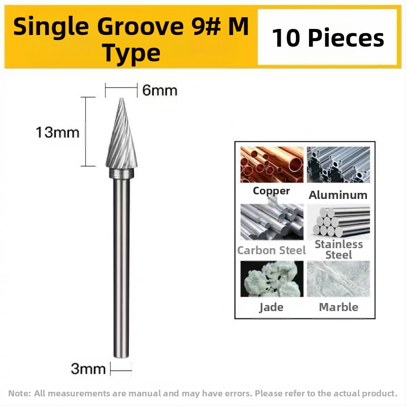 Σετ περιστροφικών καρβιδικών φρεζών για μεταλλική λείανση και γυάλισμα — Υλικό: βολφραμικό καρβίδιο; Συμβατό με ηλεκτρικό φρέζερ