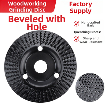 Chen Tu дървообработващ шлайф диск с bevel edge, зъби за дърворезба, висока въглеродна стомана, твърдост 56, максимална скорост 10000 об/мин, за дърво и дърворезба