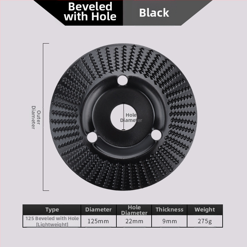 Chen Tu дървообработващ шлайф диск с bevel edge, зъби за дърворезба, висока въглеродна стомана, твърдост 56, максимална скорост 10000 об/мин, за дърво и дърворезба