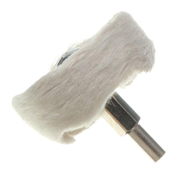 Σετ από 6 υφασμάτινους τροχούς γυαλίσματος για αυτοκίνητο με λαβή, μάρκα Yibaida; εσωτερικός διάμετρος ποικίλλει; υλικό: βαμβακερό ύφασμα; σκληρότητα: μέτρια