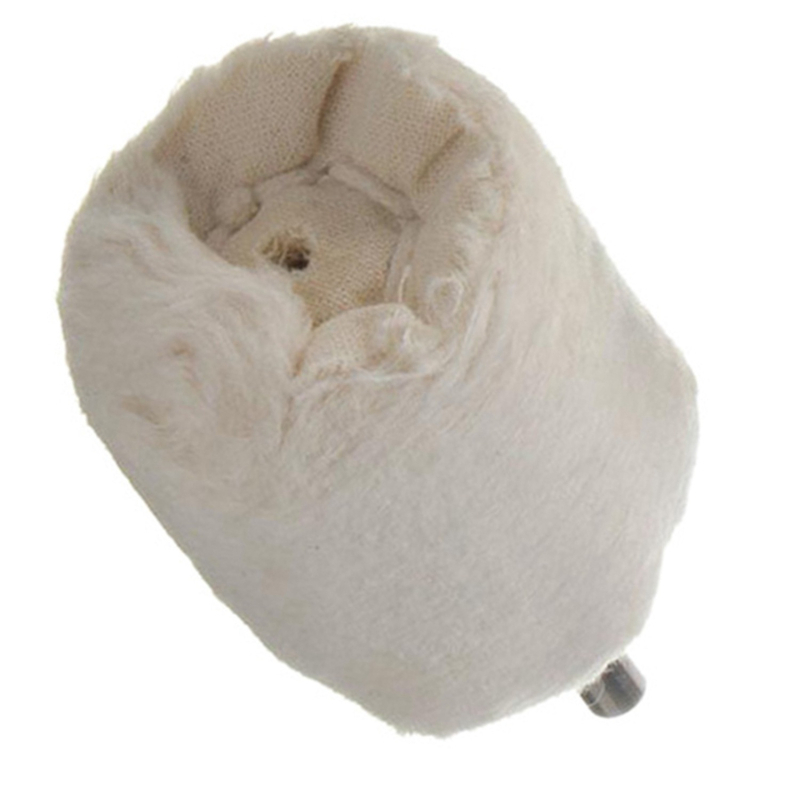 Set de 6 role textile pentru lustruire auto, cu mâner, marca Yibaida; diametrul interior variază; material: pânză de bumbac; duritate: moderată