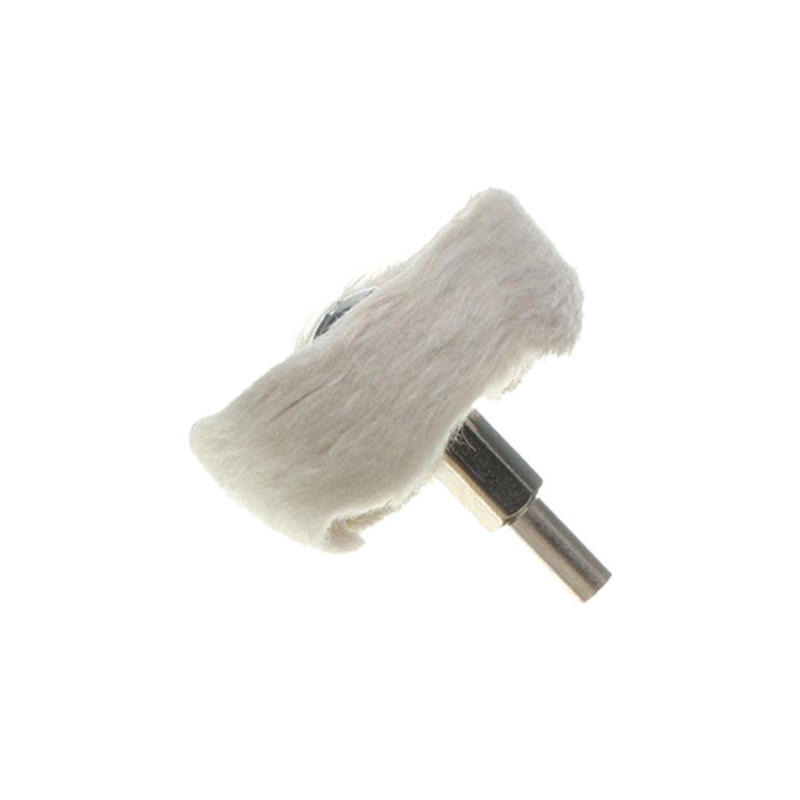 Set de 6 role textile pentru lustruire auto, cu mâner, marca Yibaida; diametrul interior variază; material: pânză de bumbac; duritate: moderată