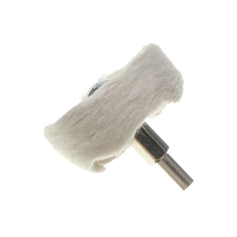 Set de 6 role textile pentru lustruire auto, cu mâner, marca Yibaida; diametrul interior variază; material: pânză de bumbac; duritate: moderată