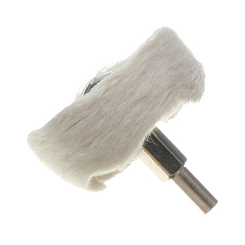 Set de 6 role textile pentru lustruire auto, cu mâner, marca Yibaida; diametrul interior variază; material: pânză de bumbac; duritate: moderată