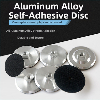 Disc adeziv din aliaj de aluminiu; material: aliaj de aluminiu; abraziv: aliaj de aluminiu, țesătură cu cataramă, clei universal; duritate: super dur