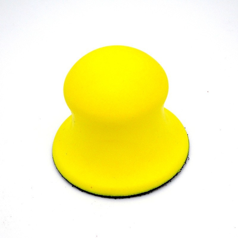 Δίσκος γυαλίσματος με PU αφρό, αυτοκόλλητη βελούδινη επιφάνεια, χειροκίνητο εργαλείο γυαλίσματος για τον καθαρισμό αυτοκινήτου