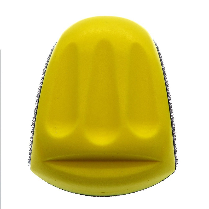 Δίσκος γυαλίσματος με PU αφρό, αυτοκόλλητη βελούδινη επιφάνεια, χειροκίνητο εργαλείο γυαλίσματος για τον καθαρισμό αυτοκινήτου