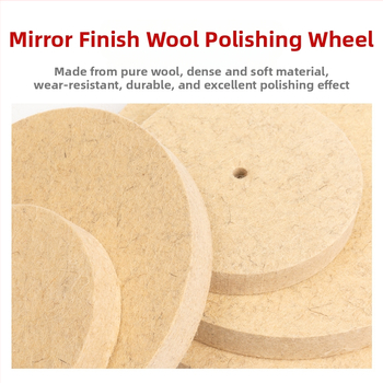 Fengpeng Wool Wheel — τύπος: Wool Wheel; υλικό: Wool; abrasive: Wool Felt; σκληρότητα: 7p