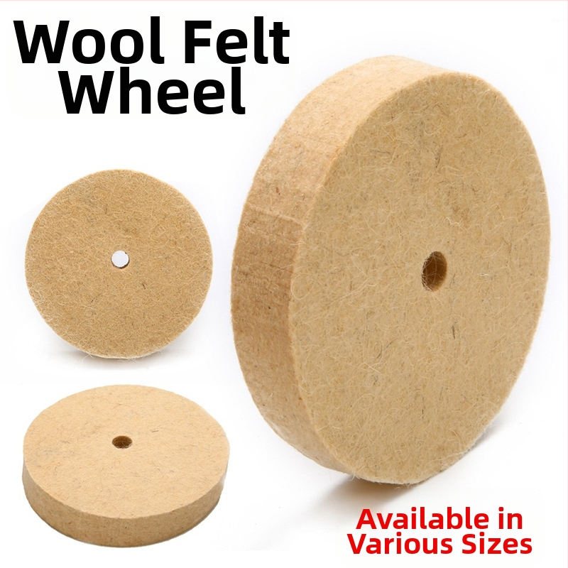 Вълнена шайба за полиране Fengpeng — тип: вълнена шайба; материал: вълна; абразив: вълнен филц; твърдост: 7p