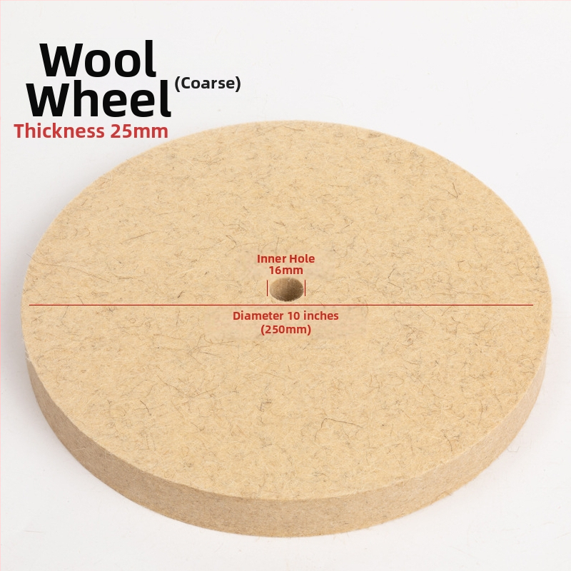 Fengpeng Wool Wheel — τύπος: Wool Wheel; υλικό: Wool; abrasive: Wool Felt; σκληρότητα: 7p