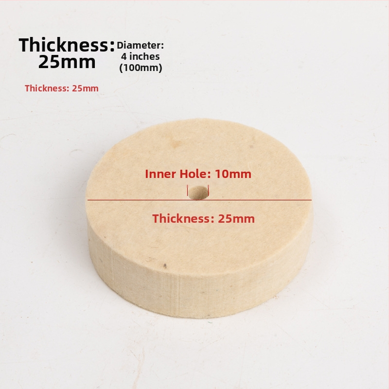 Fengpeng Wool Wheel — τύπος: Wool Wheel; υλικό: Wool; abrasive: Wool Felt; σκληρότητα: 7p