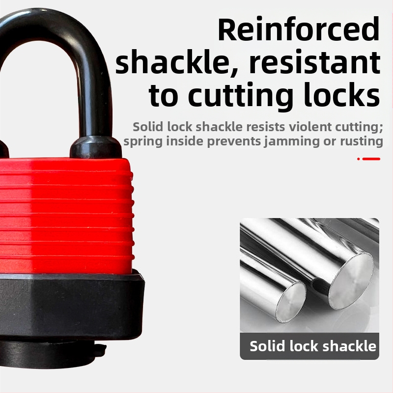 Vodotesný visací zámok s puzdrom – nastaviteľný model; kovové telo, meďové jadro; Xi Bao; vhodný pre skrine, internátne izby, okná proti krádeži, nákladné priestory