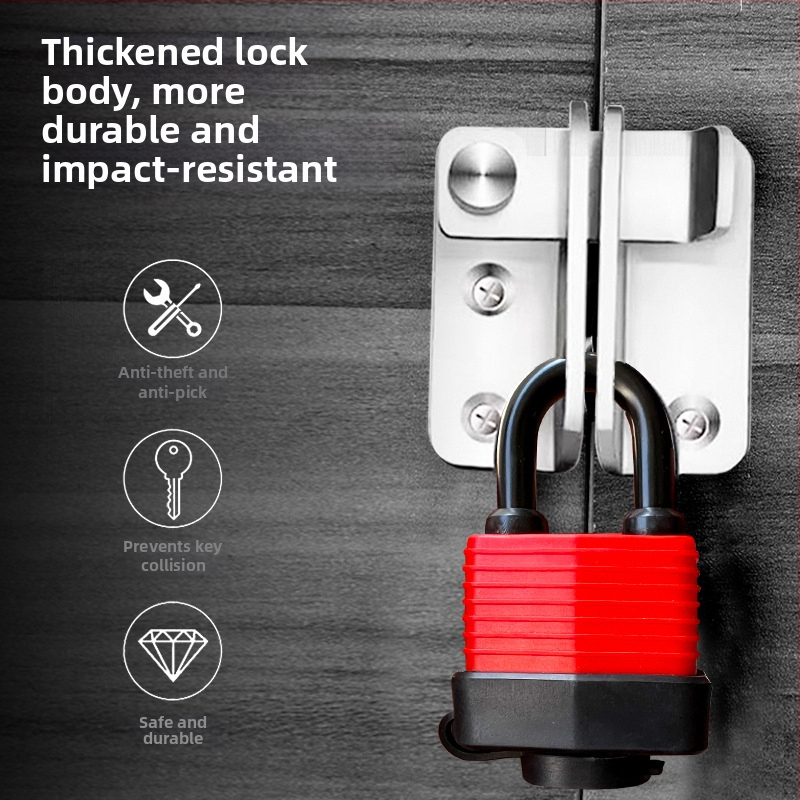 Vodotesný visací zámok s puzdrom – nastaviteľný model; kovové telo, meďové jadro; Xi Bao; vhodný pre skrine, internátne izby, okná proti krádeži, nákladné priestory