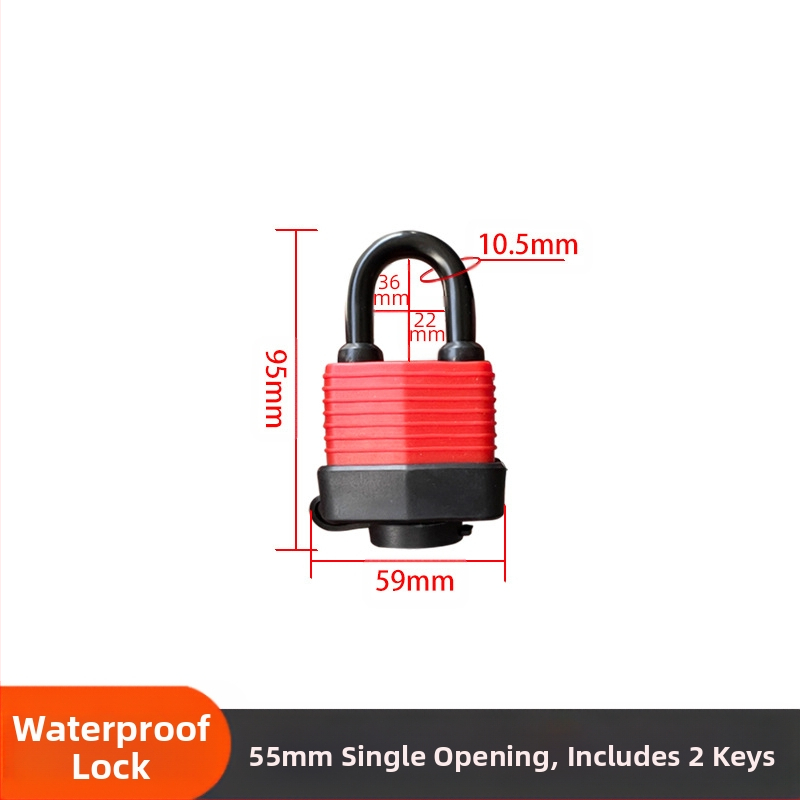 Κλειδαριά με αδιάβροχο περίβλημα – ρυθμιζόμενο μοντέλο; σώμα από σίδηρο, πυρήνας χαλκός; Xi Bao; κατάλληλη για ντουλάπες, πόρτες κοιτών, παράθυρα προστασίας από κλοπή και διαμερίσματα μεταφορών