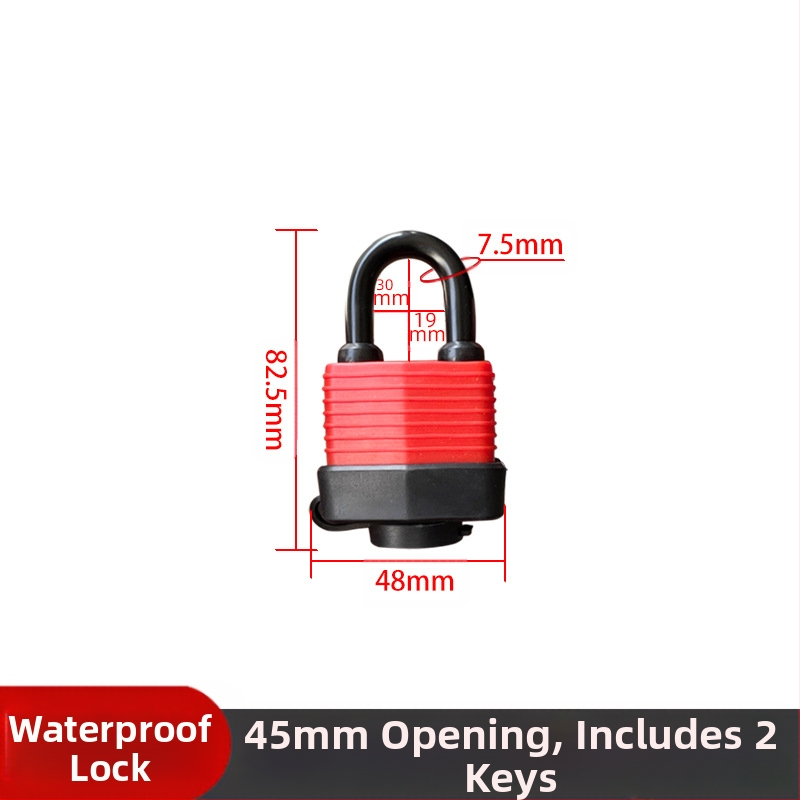 Κλειδαριά με αδιάβροχο περίβλημα – ρυθμιζόμενο μοντέλο; σώμα από σίδηρο, πυρήνας χαλκός; Xi Bao; κατάλληλη για ντουλάπες, πόρτες κοιτών, παράθυρα προστασίας από κλοπή και διαμερίσματα μεταφορών