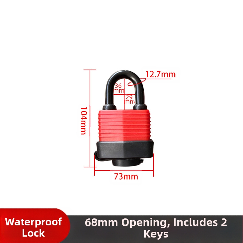 Κλειδαριά με αδιάβροχο περίβλημα – ρυθμιζόμενο μοντέλο; σώμα από σίδηρο, πυρήνας χαλκός; Xi Bao; κατάλληλη για ντουλάπες, πόρτες κοιτών, παράθυρα προστασίας από κλοπή και διαμερίσματα μεταφορών