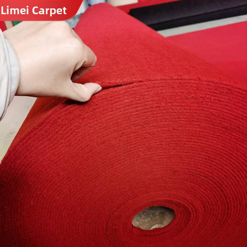 Χαλί τελετής γάμου, μηχανικά υφαντό, ορθογώνιο, μονόχρωμο σχέδιο, 100% πολυεστέρας