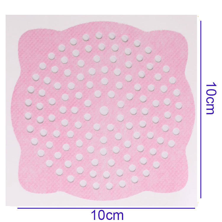 Filtru de canalizare de unică folosință pentru baie — etichetă autoadezivă dreptunghiulară, anti-blocare pentru părul de duș