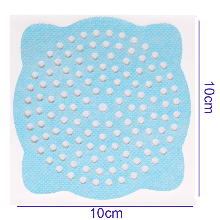 Filtru de canalizare de unică folosință pentru baie — etichetă autoadezivă dreptunghiulară, anti-blocare pentru părul de duș