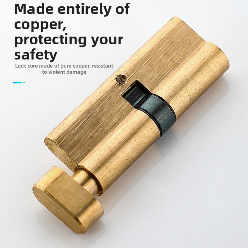 Zámkový valec PH-668, konštrukcia z meďovej/zinkovej zliatiny/alumínium, značka Flat Ring, pre interiérové dvere, moderný minimalistický štýl