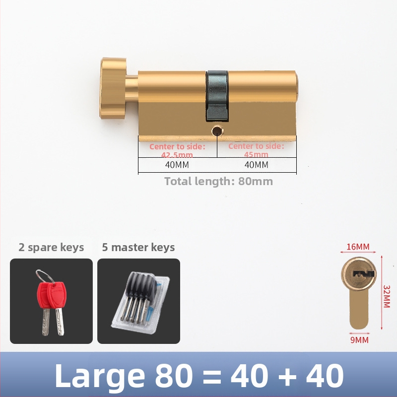 Κυλινδρος κλειδώματος PH-668, κατασκευή από κράμα χαλκού-ψευδαργύρου-αλουμινίου, μάρκα Flat Ring, κατάλληλο για εσωτερικές πόρτες, μοντέρνο μινιμαλιστικό στυλ