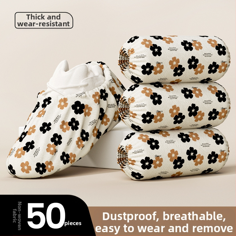 Κάλυμμα παπουτσιών μιας χρήσης για εσωτερικούς χώρους, παχυσμένο, μη υφαντό ύφασμα, αδιάβροχο, αντιολισθητικό