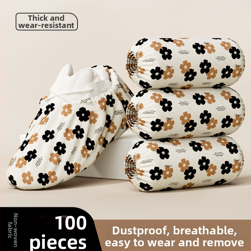 Κάλυμμα παπουτσιών μιας χρήσης για εσωτερικούς χώρους, παχυσμένο, μη υφαντό ύφασμα, αδιάβροχο, αντιολισθητικό