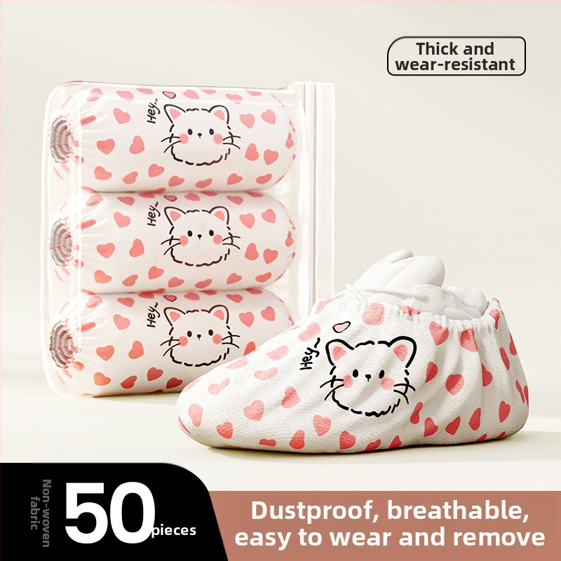 Κάλυμμα παπουτσιών μιας χρήσης για εσωτερικούς χώρους, παχυσμένο, μη υφαντό ύφασμα, αδιάβροχο, αντιολισθητικό