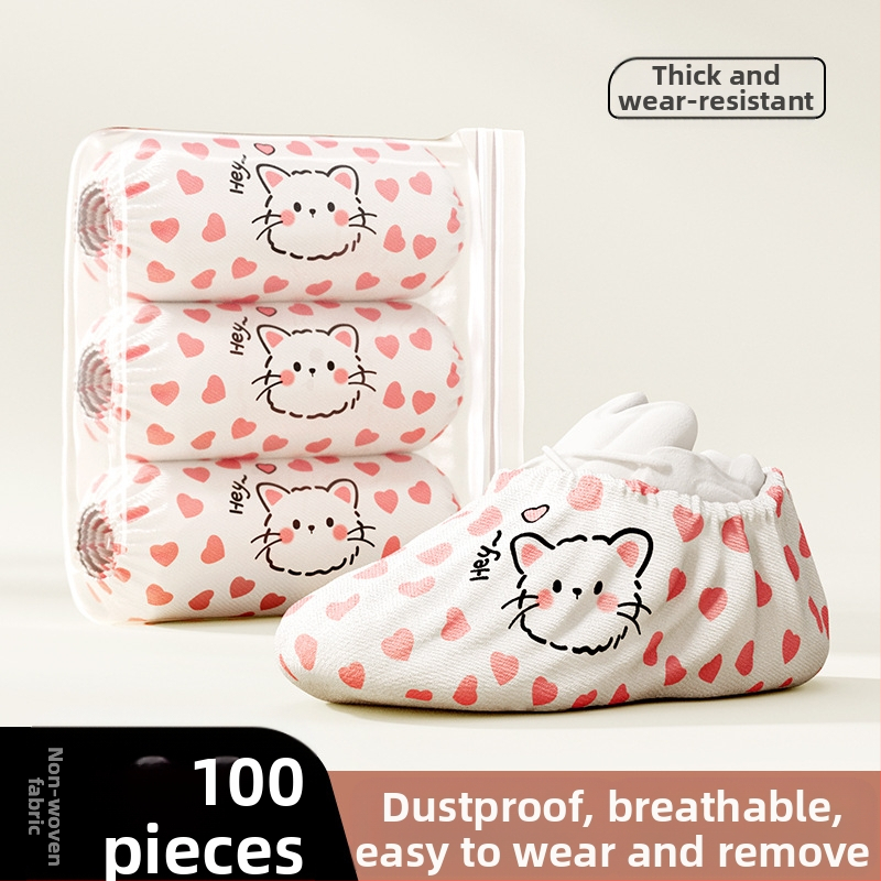 Κάλυμμα παπουτσιών μιας χρήσης για εσωτερικούς χώρους, παχυσμένο, μη υφαντό ύφασμα, αδιάβροχο, αντιολισθητικό