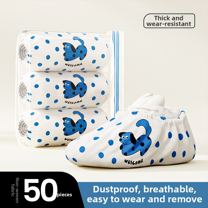 Κάλυμμα παπουτσιών μιας χρήσης για εσωτερικούς χώρους, παχυσμένο, μη υφαντό ύφασμα, αδιάβροχο, αντιολισθητικό