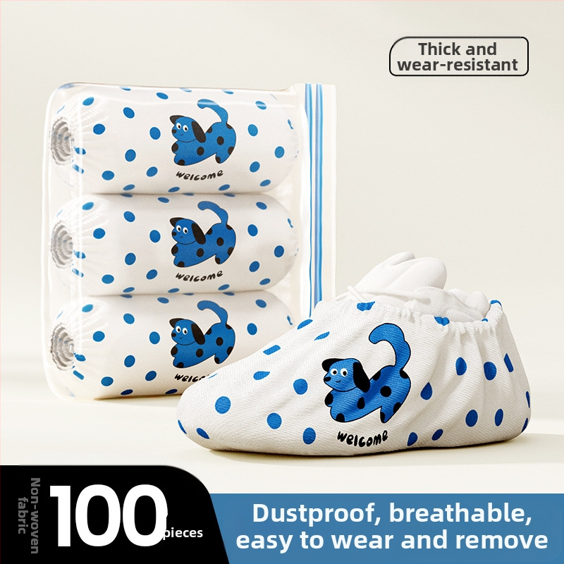 Κάλυμμα παπουτσιών μιας χρήσης για εσωτερικούς χώρους, παχυσμένο, μη υφαντό ύφασμα, αδιάβροχο, αντιολισθητικό