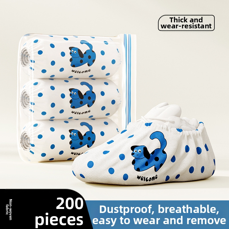 Κάλυμμα παπουτσιών μιας χρήσης για εσωτερικούς χώρους, παχυσμένο, μη υφαντό ύφασμα, αδιάβροχο, αντιολισθητικό