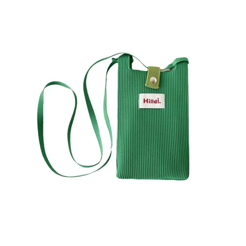 Telefonos crossbody táska, utcai stílus, poliészter, függőleges négyszögletes forma, csattal záródó, egy vállpánt