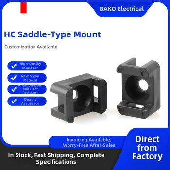 Saddle Holder; διαχείριση και στερέωση καλωδίων; Μοντέλο HC Saddle Holder; Μάρκα Ba Control Electric