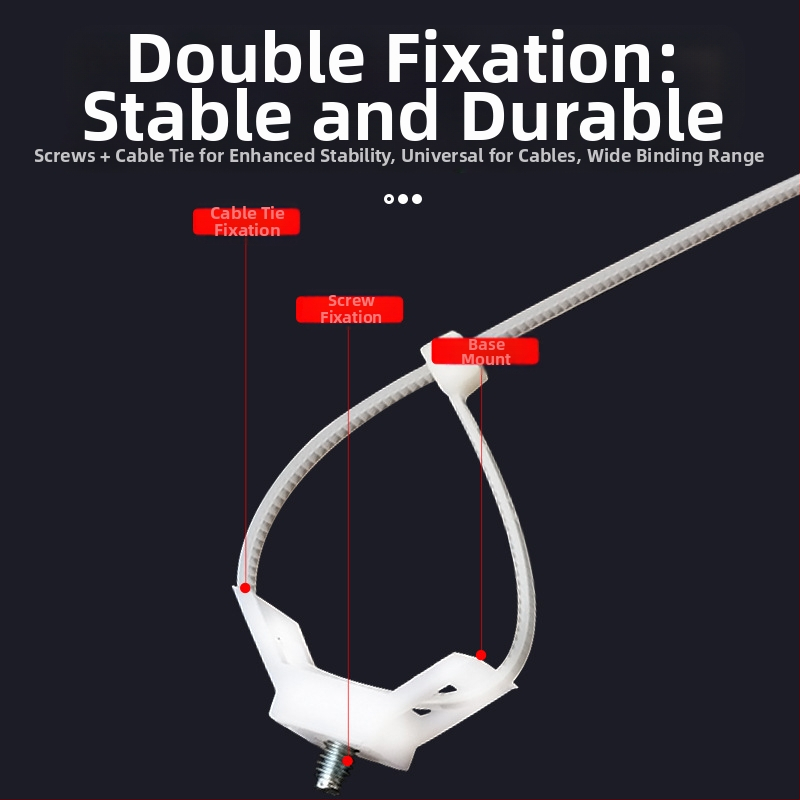 Седловиден държач за кабели; управление и закрепване на кабели; модел HC Saddle Holder; марка Ba Control Electric