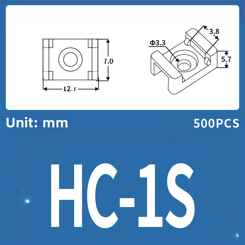Saddle Holder; διαχείριση και στερέωση καλωδίων; Μοντέλο HC Saddle Holder; Μάρκα Ba Control Electric