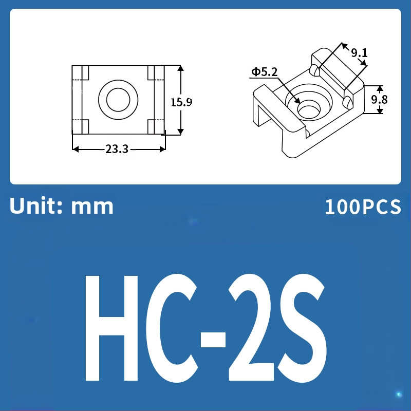 Saddle Holder; διαχείριση και στερέωση καλωδίων; Μοντέλο HC Saddle Holder; Μάρκα Ba Control Electric