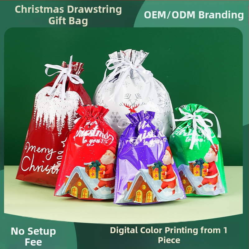 Σακουλάκι καραμέλας με κορδόνι, πλαστικό σακουλάκι δώρου με κορδέλα, προσαρμοζόμενο; ημερήσια παραγωγή 20 000; κύριες αγορές: Κίνα