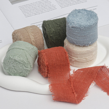 Ribbon vintage cu ciucuri, bandă fină din bumbac-lin, lucrată manual, pentru haine și proiecte DIY, ambalaj decorativ pentru cadouri