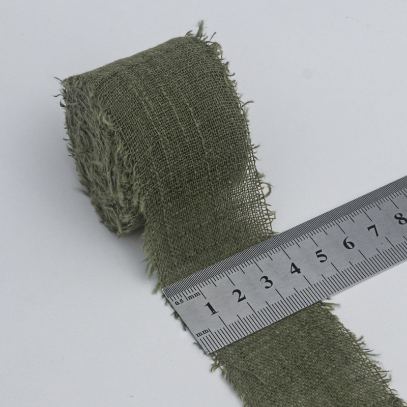 Ribbon vintage cu ciucuri, bandă fină din bumbac-lin, lucrată manual, pentru haine și proiecte DIY, ambalaj decorativ pentru cadouri