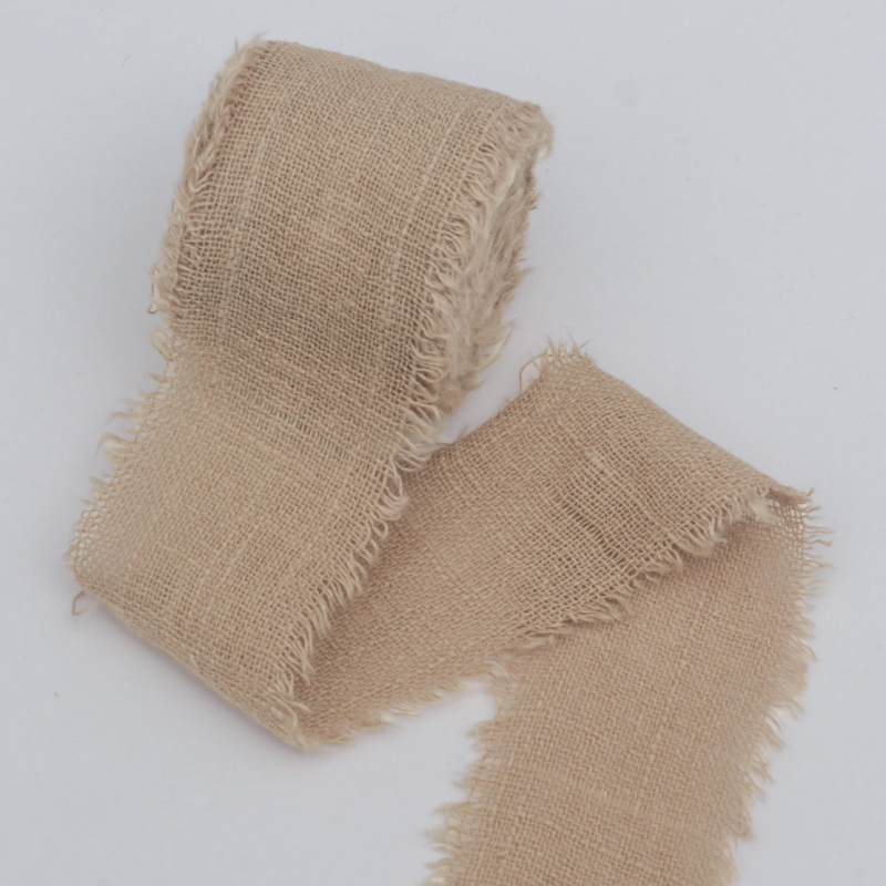 Ribbon vintage cu ciucuri, bandă fină din bumbac-lin, lucrată manual, pentru haine și proiecte DIY, ambalaj decorativ pentru cadouri